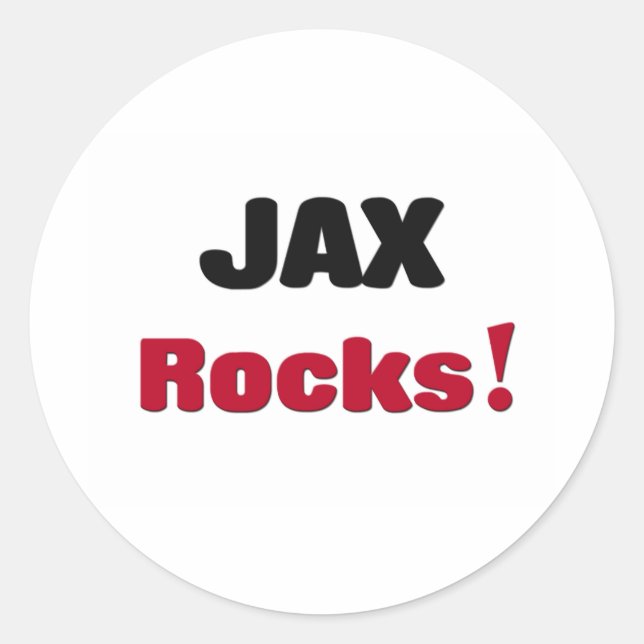 Sticker Rond Jax Rocks (Devant)
