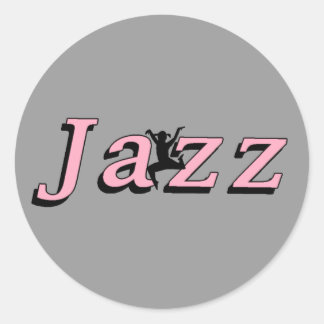 Sticker Rond Jazz