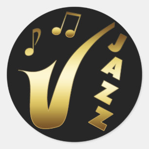 STICKER ROND JAZZ