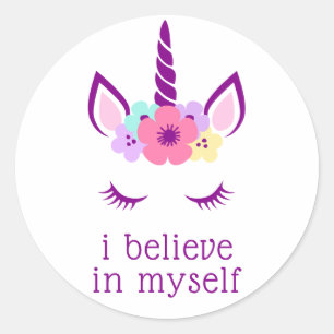 Sticker Rond Je Crois En Moi