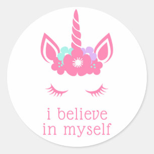 Sticker Rond Je Crois En Moi