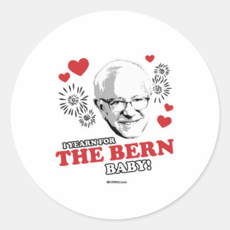 Sticker Rond Je désire pour le bébé de Berne