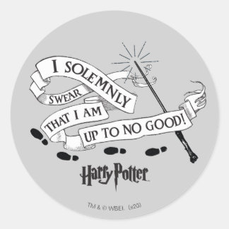 Sticker Rond Je Fais Solennellement Prier Que Je Ne Suis Pas À