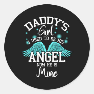 Sticker Rond Je Faisais Partie De Son Ange Maintenant Il Est À