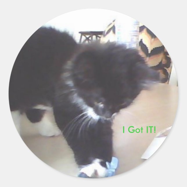 Sticker Rond Je L'Ai ! (Devant)