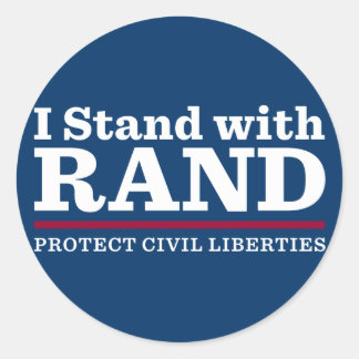Sticker Rond Je Me Trouve Avec Du Rand