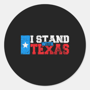 Sticker Rond Je Me Trouve Avec Le Texas