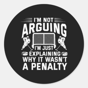 Sticker Rond Je ne discute pas, j'explique simplement pourquoi