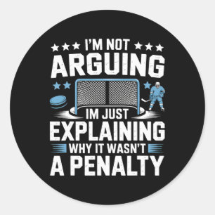 Sticker Rond Je ne discute pas, j'explique simplement pourquoi