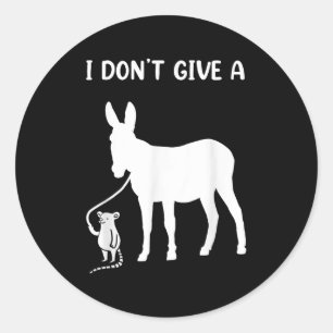 Sticker Rond Je Ne Donne Pas De Rats Pour Les Amateurs De Rat