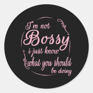 Sticker Rond Je Ne Suis Pas Savant Que Je Sais Juste Que Tu Dev