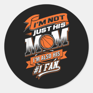 Sticker Rond Je ne suis pas seulement sa maman Je suis son vent