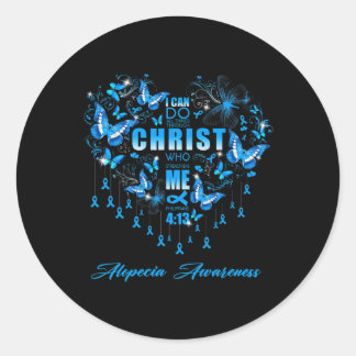 Sticker Rond Je Peux Faire Toutes Les Choses Sensibilisation À 