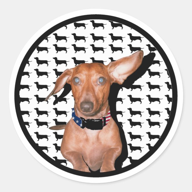 Sticker Rond Je Peux Vous Entendre (Devant)