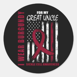 Sticker Rond Je Porte La Conscience De La Cellule De Faucille D