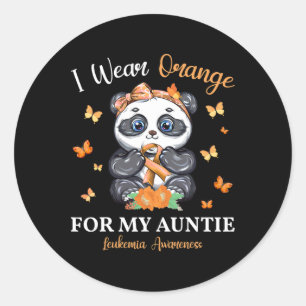 Sticker Rond Je Porte L'Orange Pour Ma Tante Panne De Sensibili