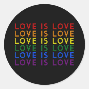 Sticker Rond Je promets d'enseigner l'amour - Diversité, égalit