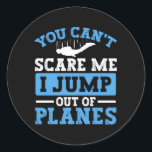 Sticker Rond Je Saute Des Avions Pour Les Plongeurs Et Le Parac<br><div class="desc">Je Saute Des Avions Pour Les Plongeurs Et Parachutistes : Un design exaltant captant l'excitation de la parachute et du parachutisme,  célébrant la liberté et la poussée d'adrénaline de ces sports extrêmes. Déverrouillez de nouvelles hauteurs avec ce design captivant.</div>