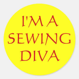 STICKER ROND JE SUIS ASEWINGDIVA