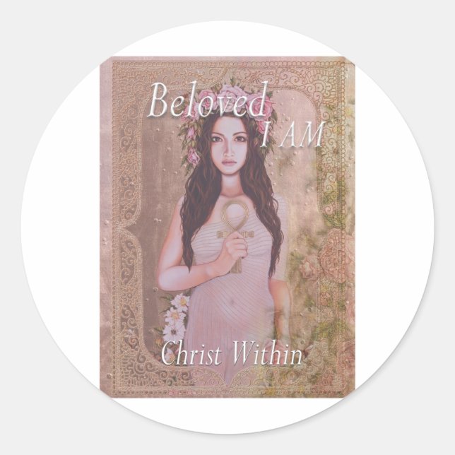 Sticker Rond Je Suis Bien-Aimé (Devant)