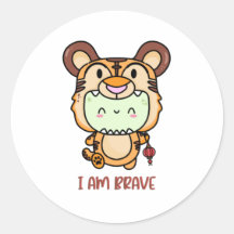 Je suis Brave sticker.