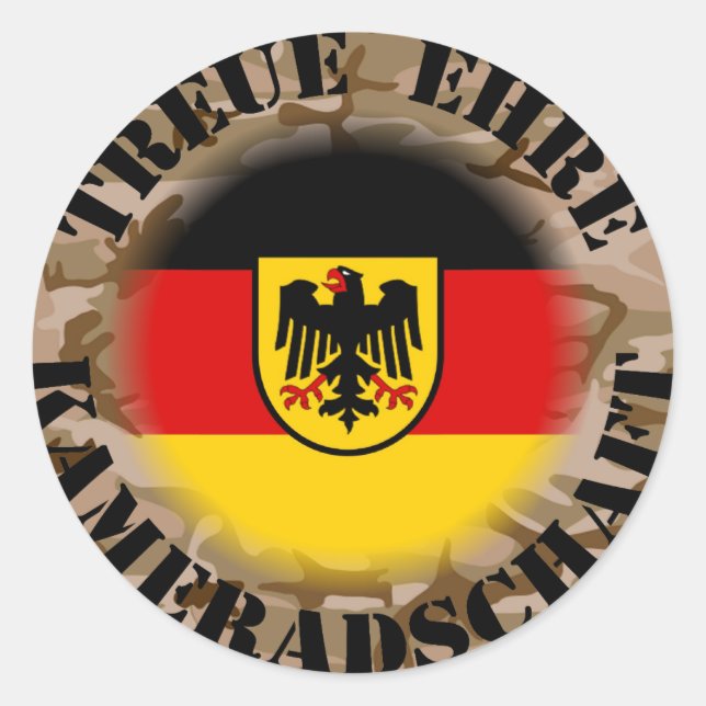 Sticker Rond Je suis fier.... (Devant)