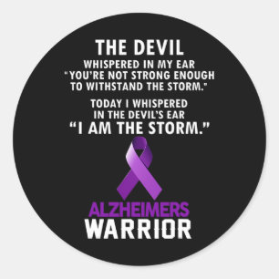 Sticker Rond Je Suis La Tempête Heimerheimer Warrior