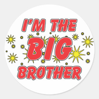 Sticker Rond Je suis le Big Brother