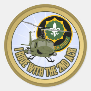 Sticker Rond Je suis monté avec le 2ème ACR