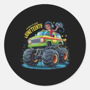 Sticker Rond Je suis prêt à écraser JunetDix Sticker1