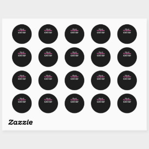 Sticker Rond Je suis Sonographie Sonographe
