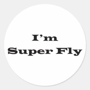 Sticker Rond Je suis Superfly