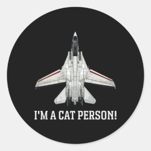Sticker Rond Je Suis Un Chat Fr-14 Tomcat