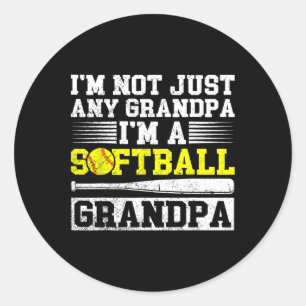 Sticker Rond Je suis un grand-père Softll d'un grand-père de jo