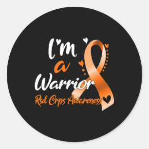 Sticker Rond Je suis Un Guerrier Rsd Crps Sensibilisation