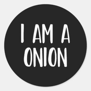 Sticker Rond Je suis un Halloween Otter Je suis simple costume 