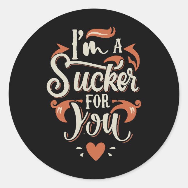 Sticker Rond Je suis un pigeon pour vous (Devant)