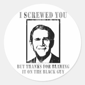 STICKER ROND JE T'AI SCANNÉ MAIS MERCI DE L'AVOIR ACCUSÉ SUR LE