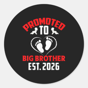 Sticker Rond Je Vais Être Un Big Brother 2026 Promu À Big