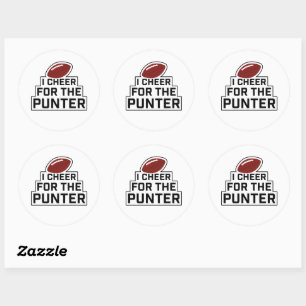 Sticker Rond Je vous salue pour le Punter