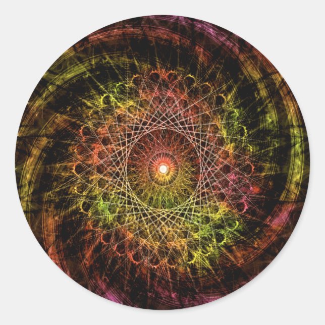 Sticker Rond Je Vous Suivrai. (Devant)