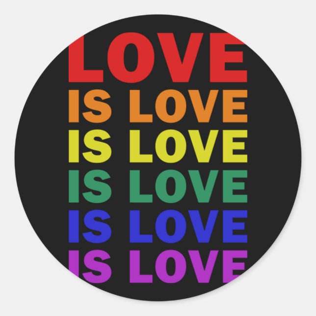 Sticker Rond Je Vous Vois Je Vous Aime Je Vous Accepte Tshirt L (Devant)