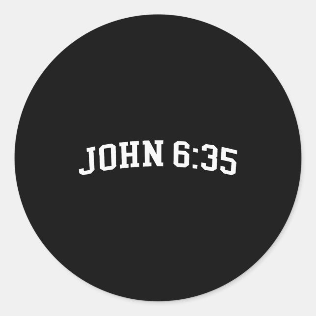 Sticker Rond Jean 6 35  (Devant)