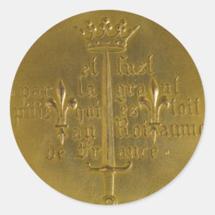 Sticker Rond Jeanne d'Arc