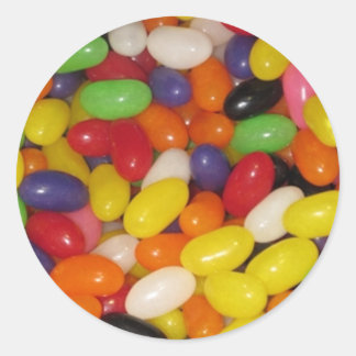 Sticker Rond Jelly Beans