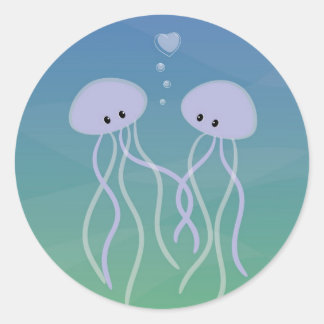 Sticker Rond Jelly Love