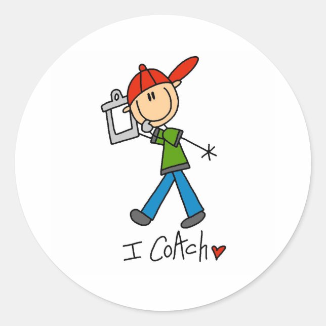 Sticker Rond J'entraîne  (Devant)