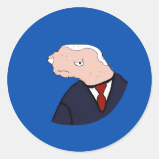 Sticker Rond Jeo Boden Ultimate Meme (Bleu)