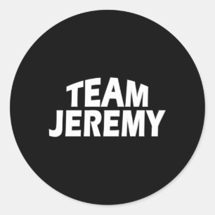 Sticker Rond Jeremy Est Le Nom Équipe Jeremy