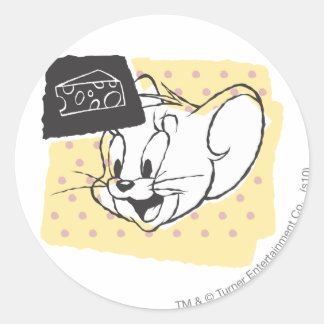 Sticker Rond Jerry Cheese